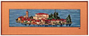 Giuseppe Maretto (Milano1908–1984)- Isola San Giulio Lago d'Orta